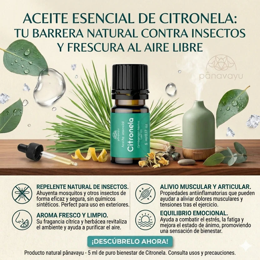 Aceite esencial de citronela