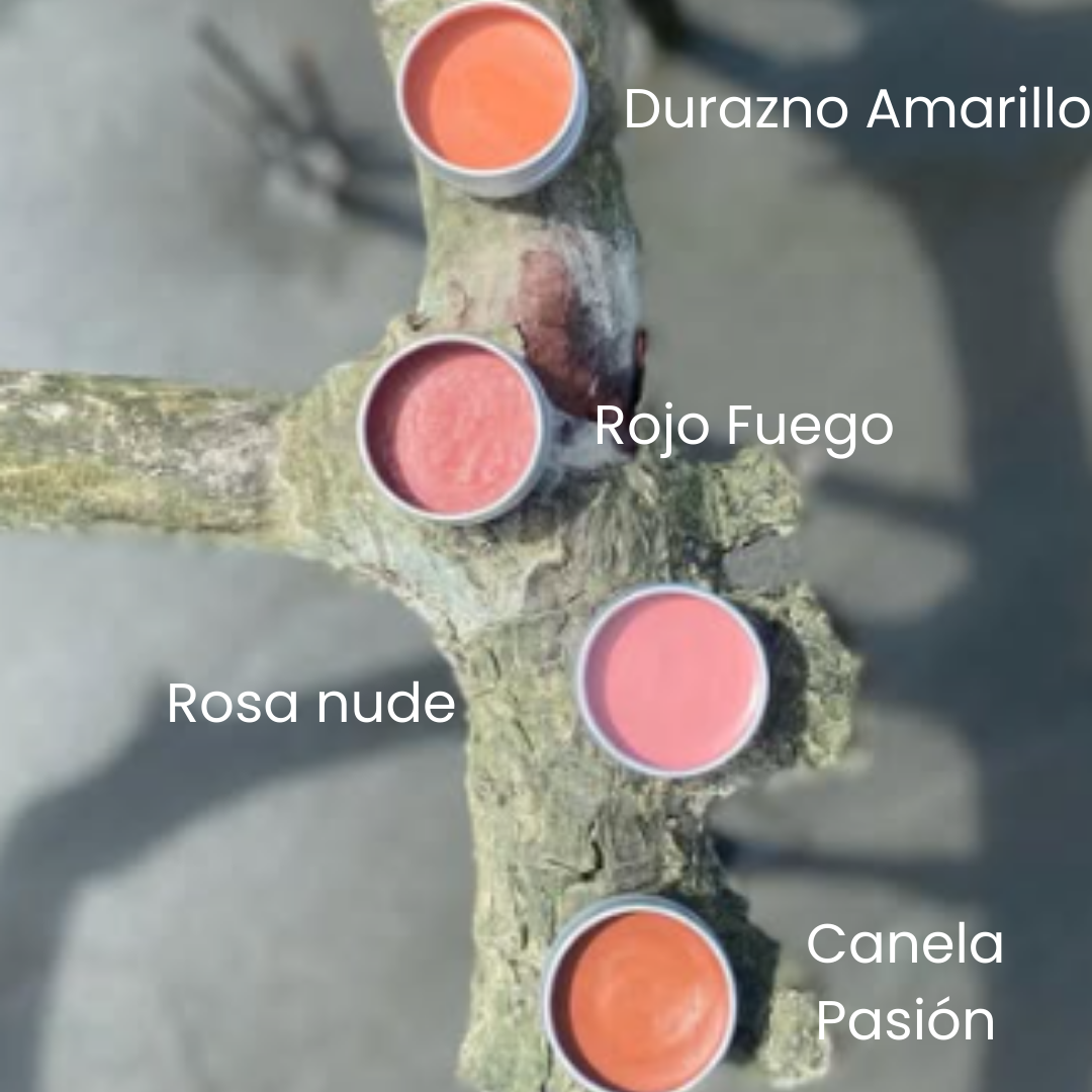 Maquillaje cremoso Multiusos: Rubor, Labial y Sombra -Kawsay