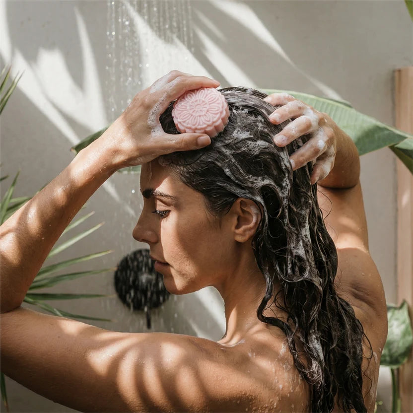 Shampoo sólido - Lavanda y Romero (Cabello Mixto o Normal)(85g)