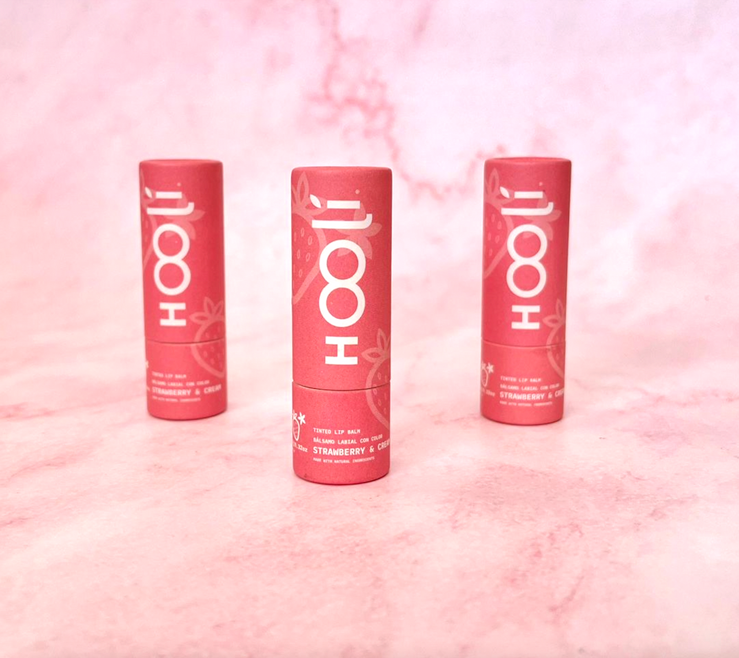 Bálsamo labial con color Fresa - Hooli