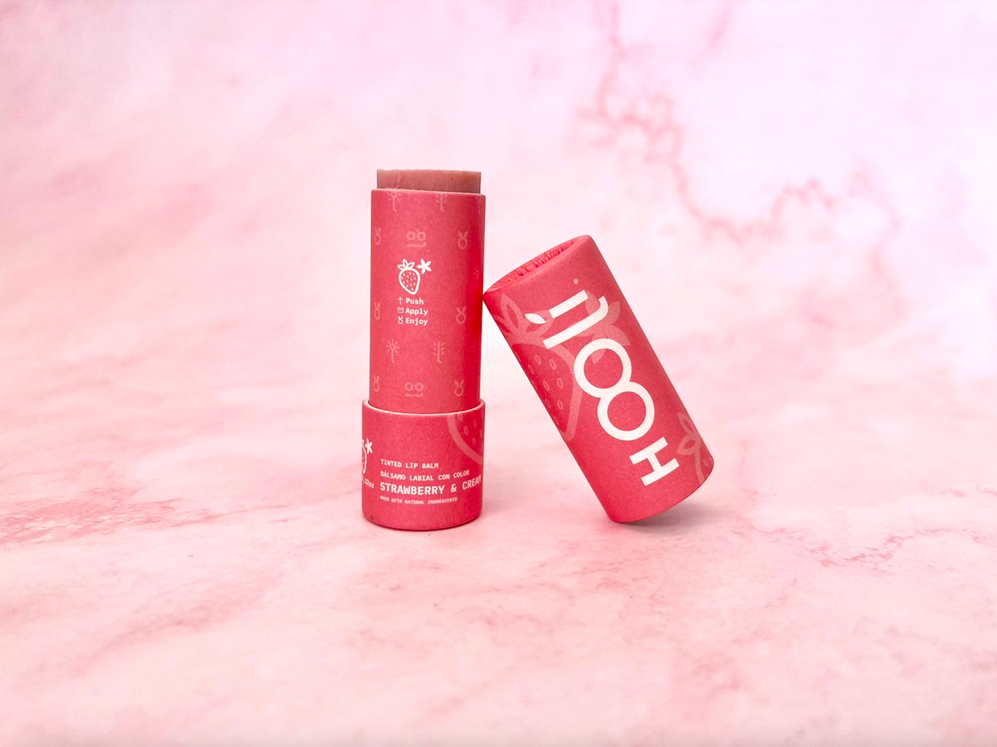 Bálsamo labial con color Fresa - Hooli
