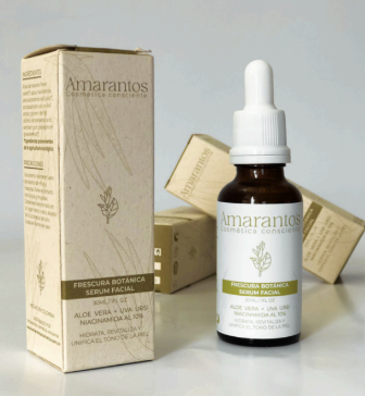 Serúm facial de aloe vera y niacinamida- Amarantos