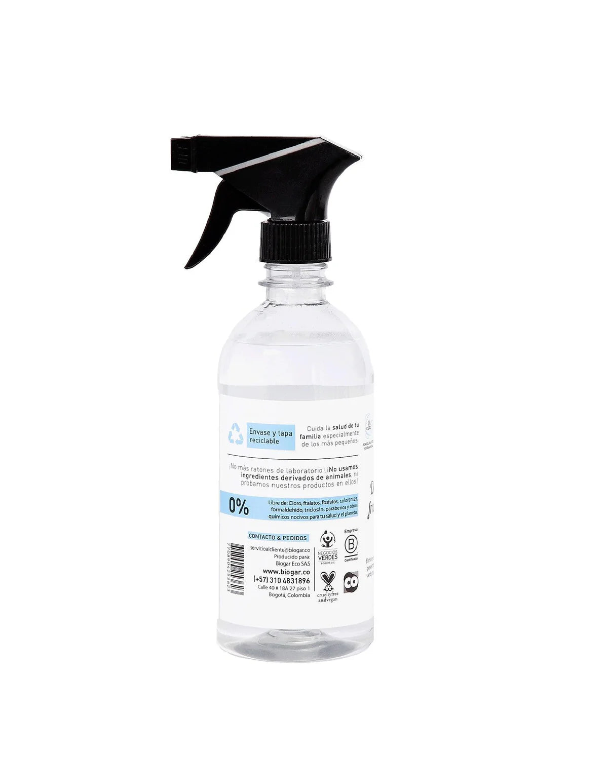 Desinfectante Frutas y Verduras 500 Ml - Biogar
