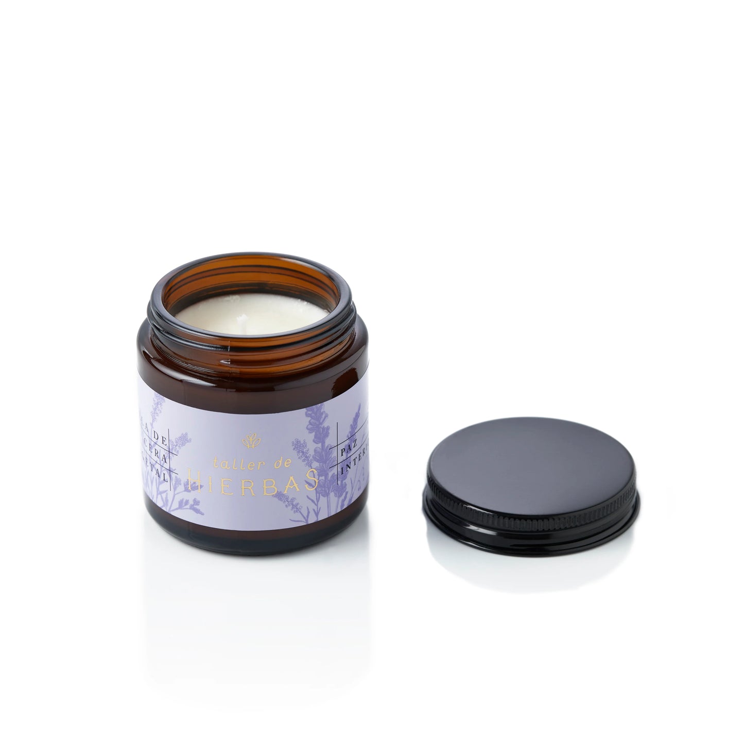 Vela Vegetal Paz Interior 90g - Taller de hierbas