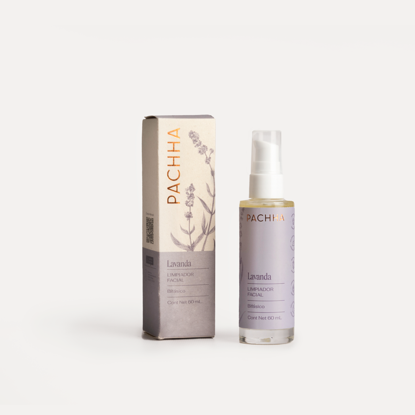 Limpiador Facial Bifasico - Lavanda 60mL