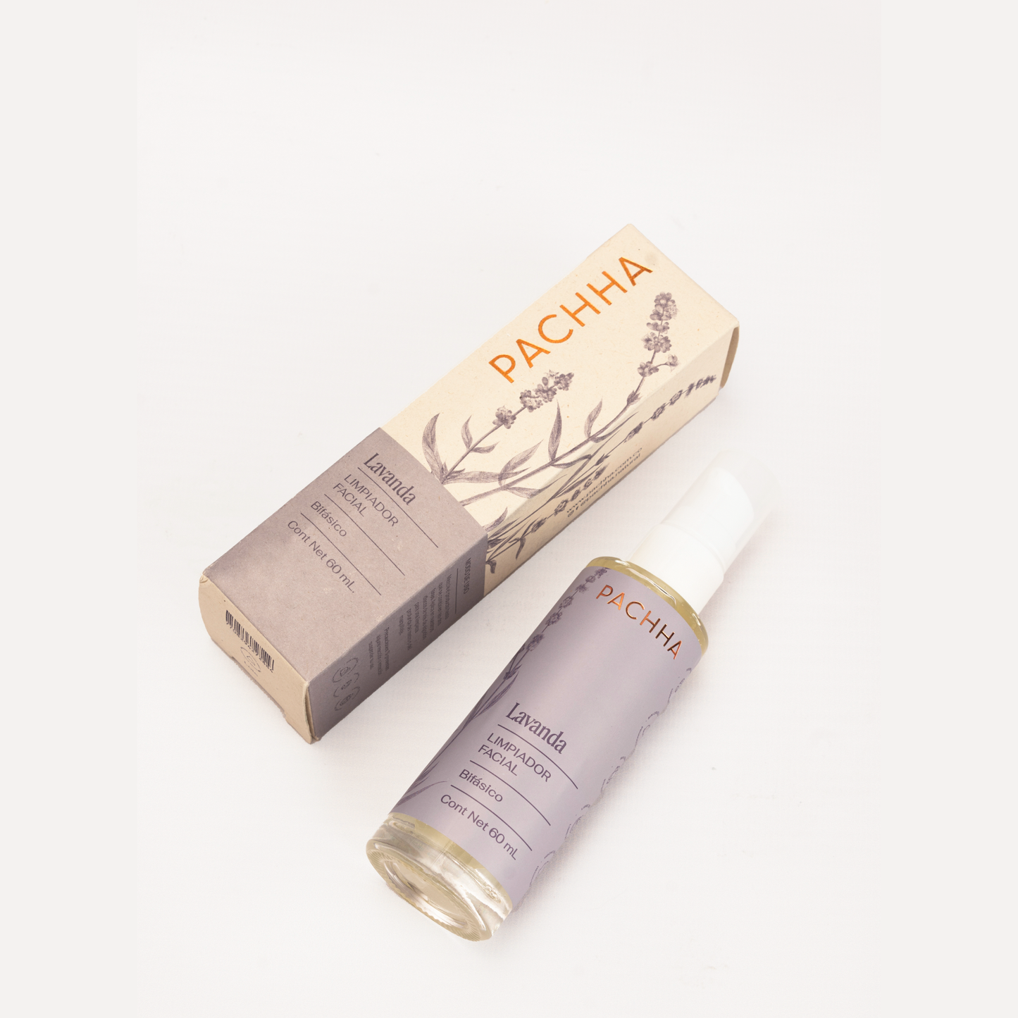 Limpiador Facial Bifasico - Lavanda 60mL