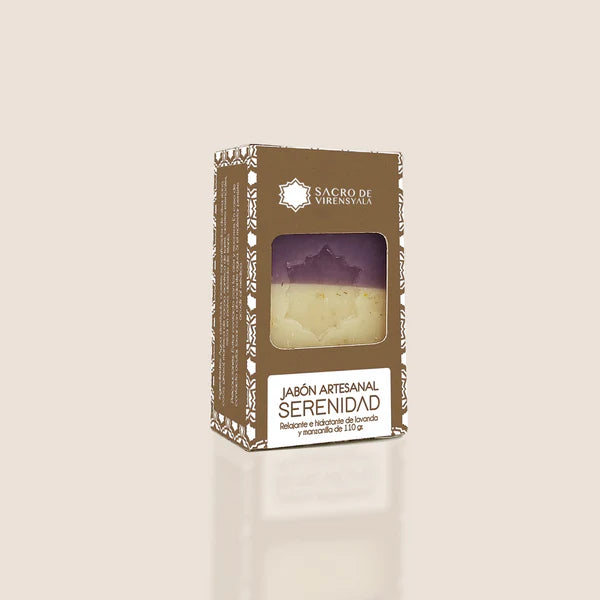 Jabón Serenidad - relajante de lavanda y manzanilla.