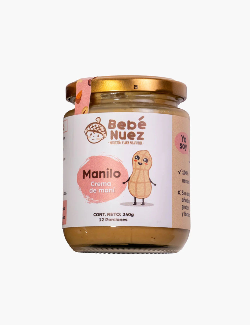 Crema de Maní Bebe nuez