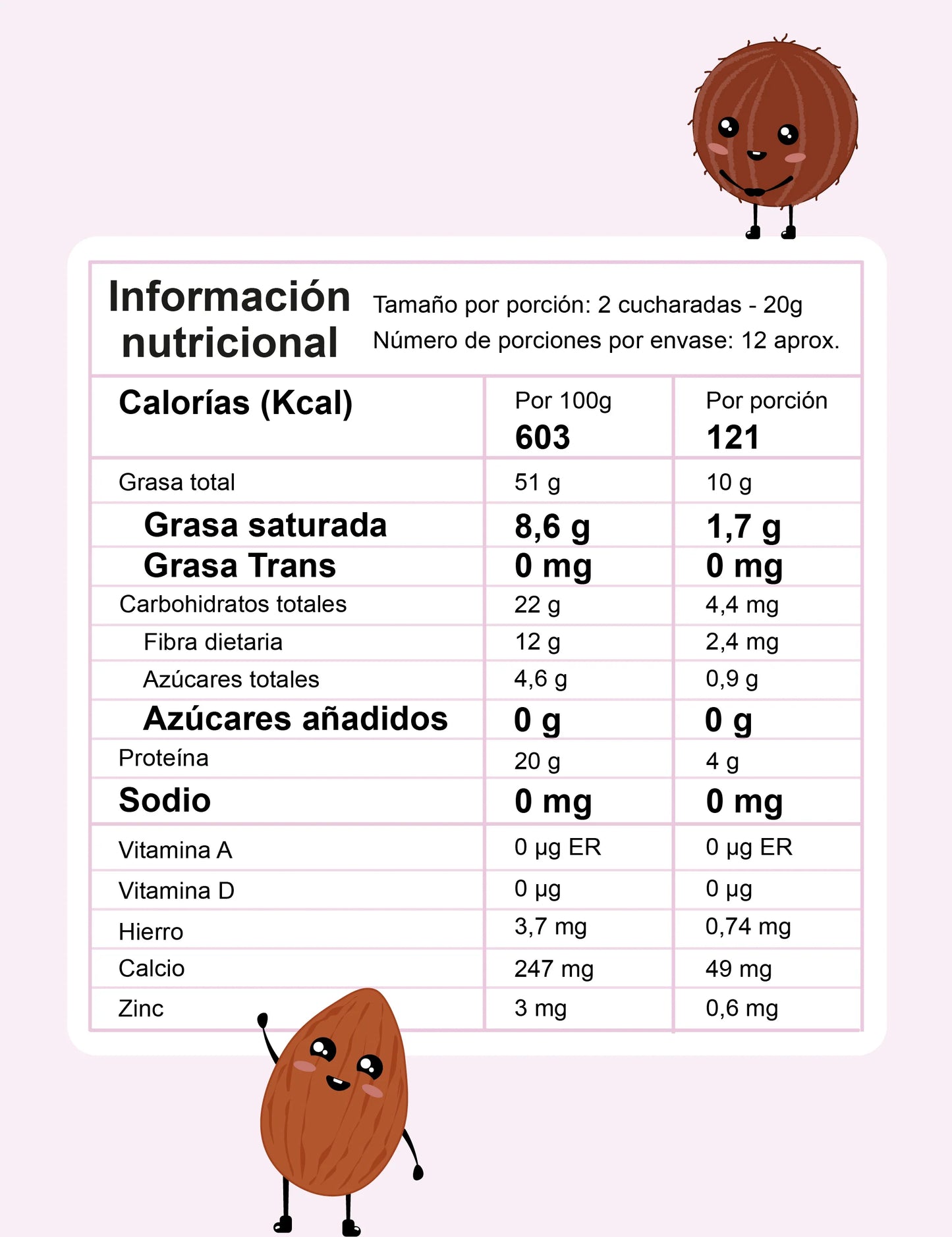 Crema de Almendras + coco