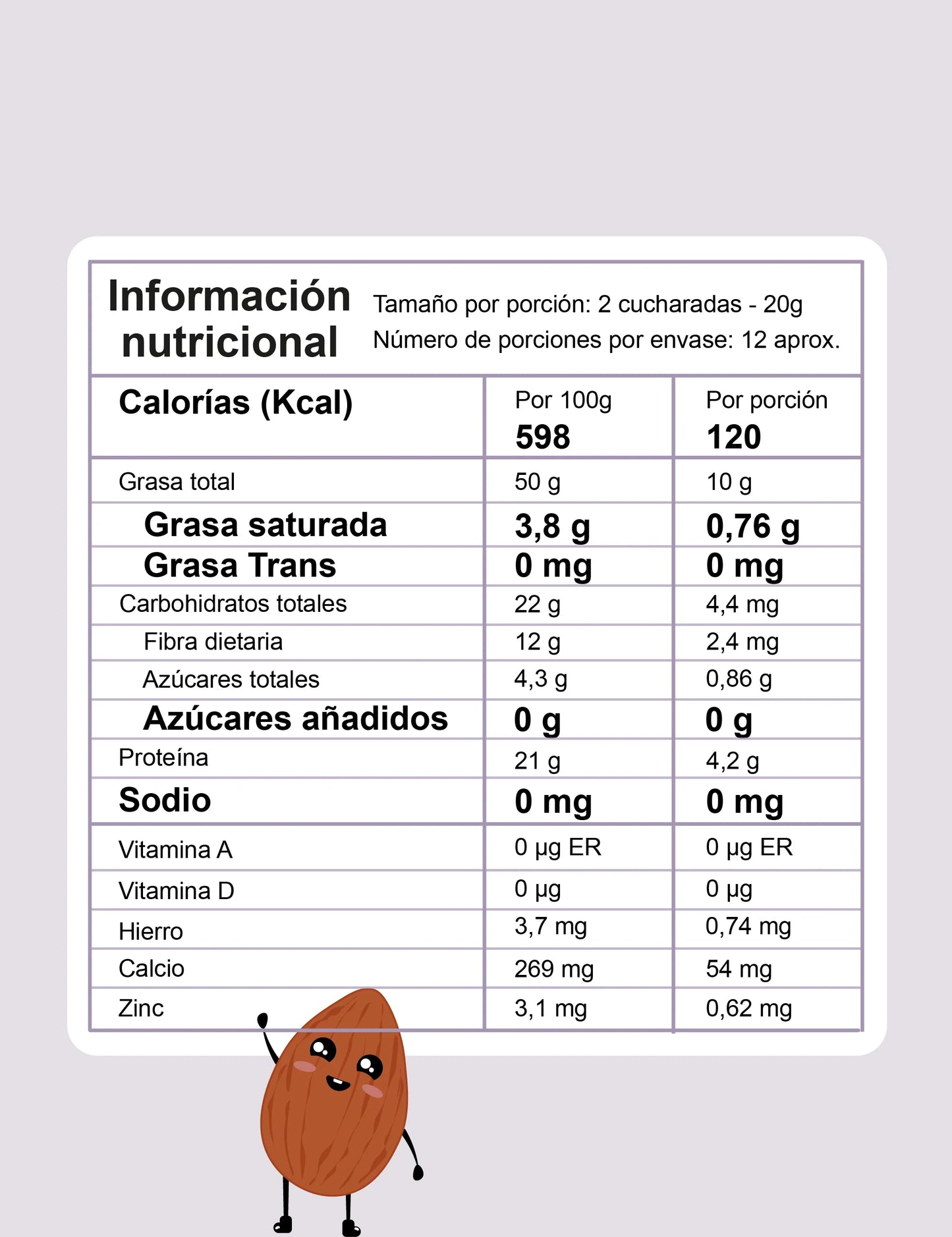 Crema de Almendras Bebenuez