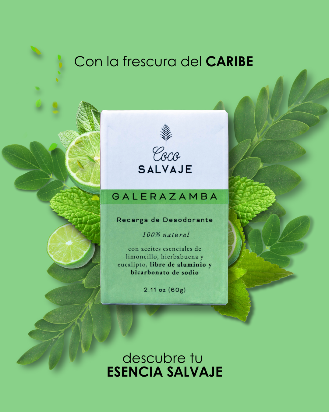 GALERAZAMBA - Recarga de desodorante en barra