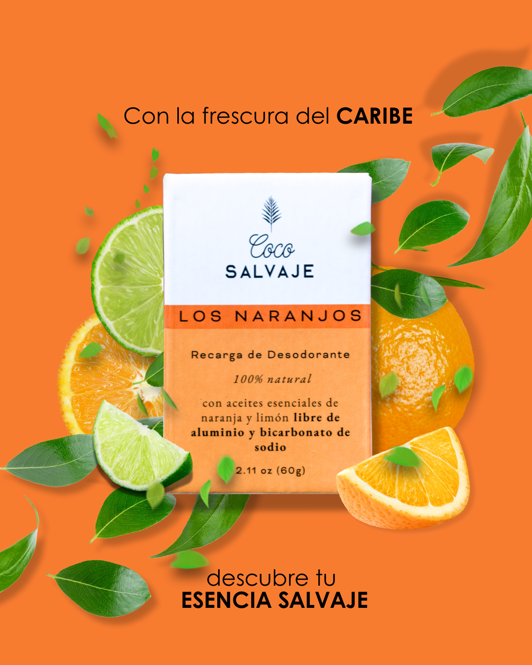 LOS NARANJOS- Recarga de desodorante en barra