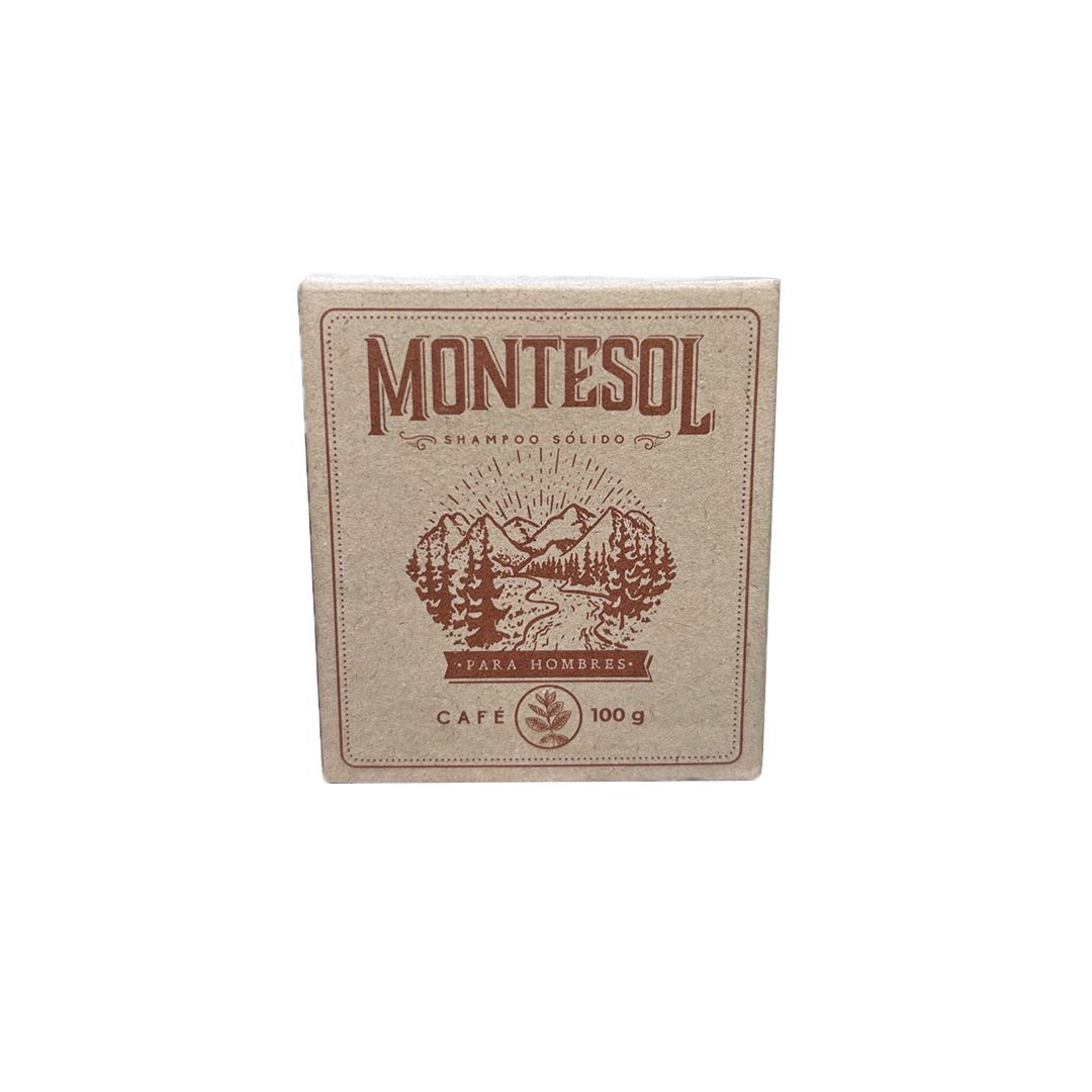Shampoo Sólido para Hombres – Café | Montesol (100 g)