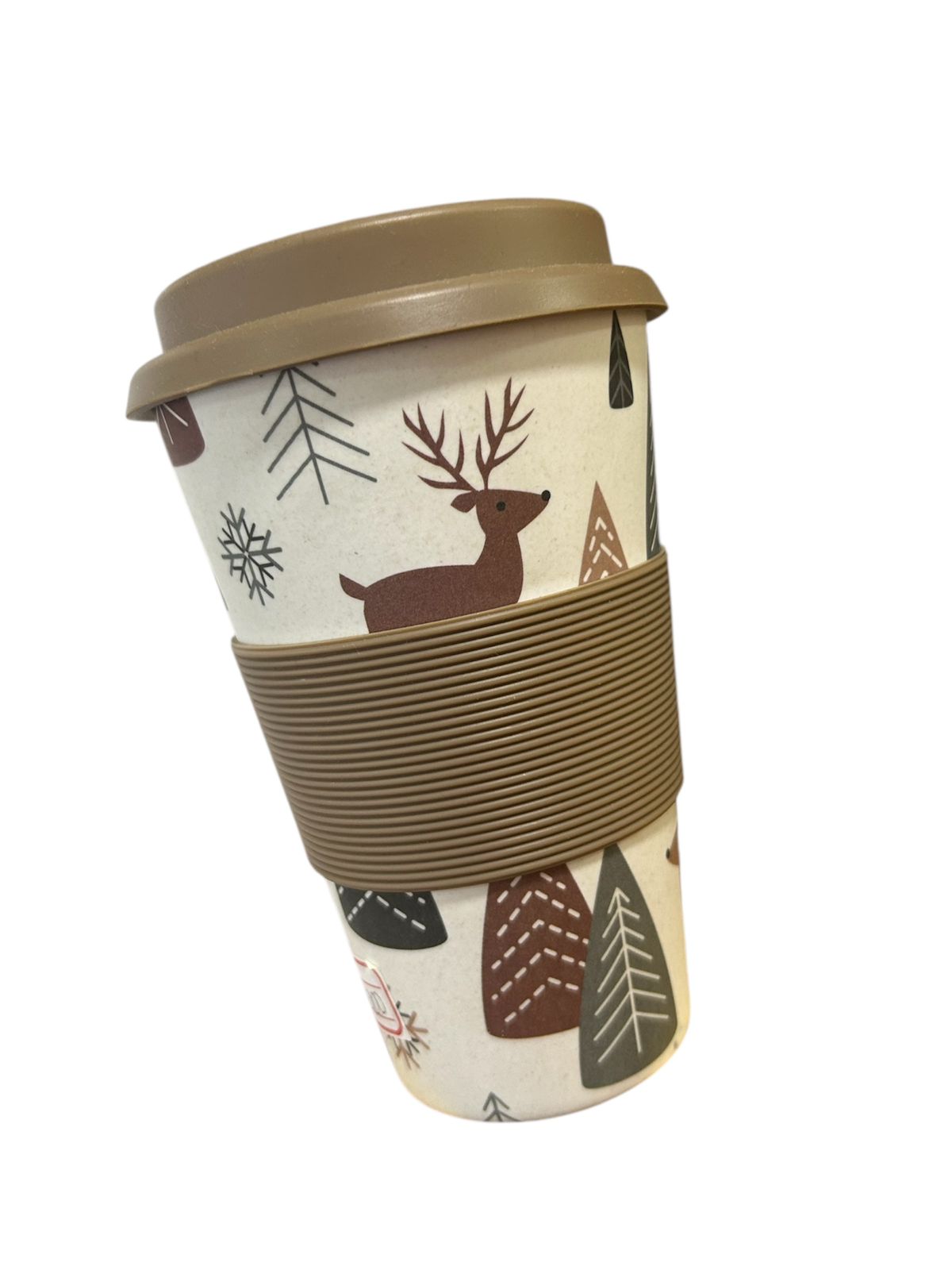 Vaso de fibra de bambú y trigo 400ml