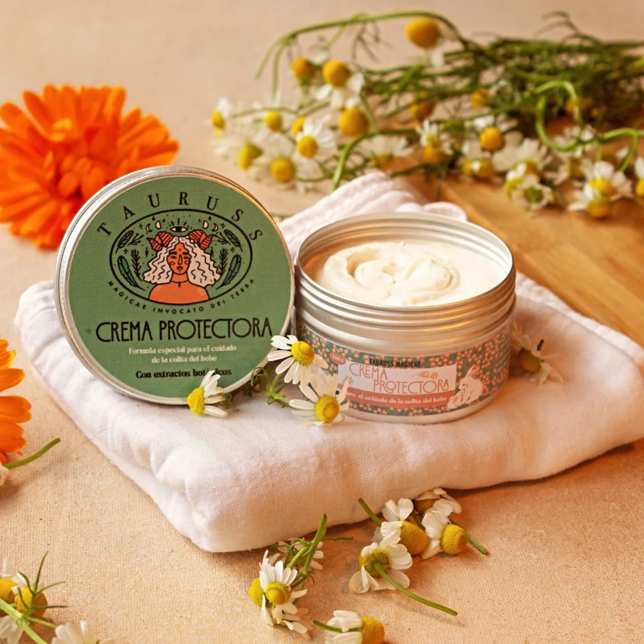 Crema protectora para la colita del bebé - Tauruss Magicae