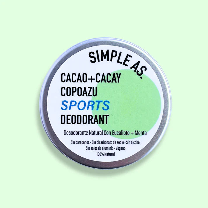 Desodorante natural Sports Eucalipto + Menta