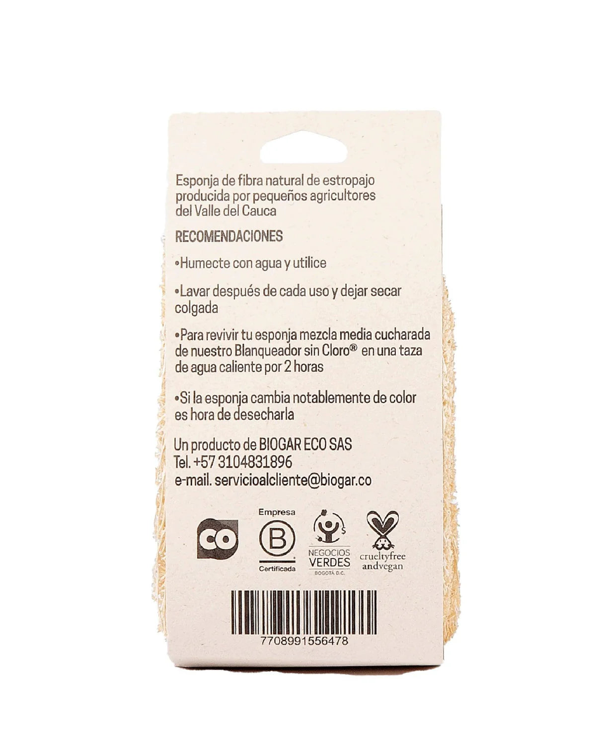 Esponjilla Ecológica - Biogar