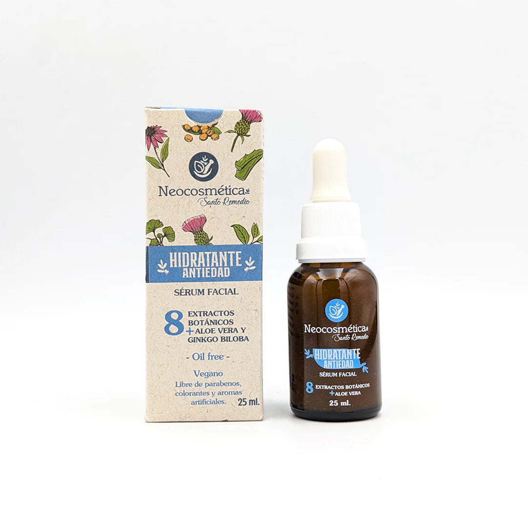 Serum facial Hidratante Anti envejecimiento 25ml- Santo Remedio