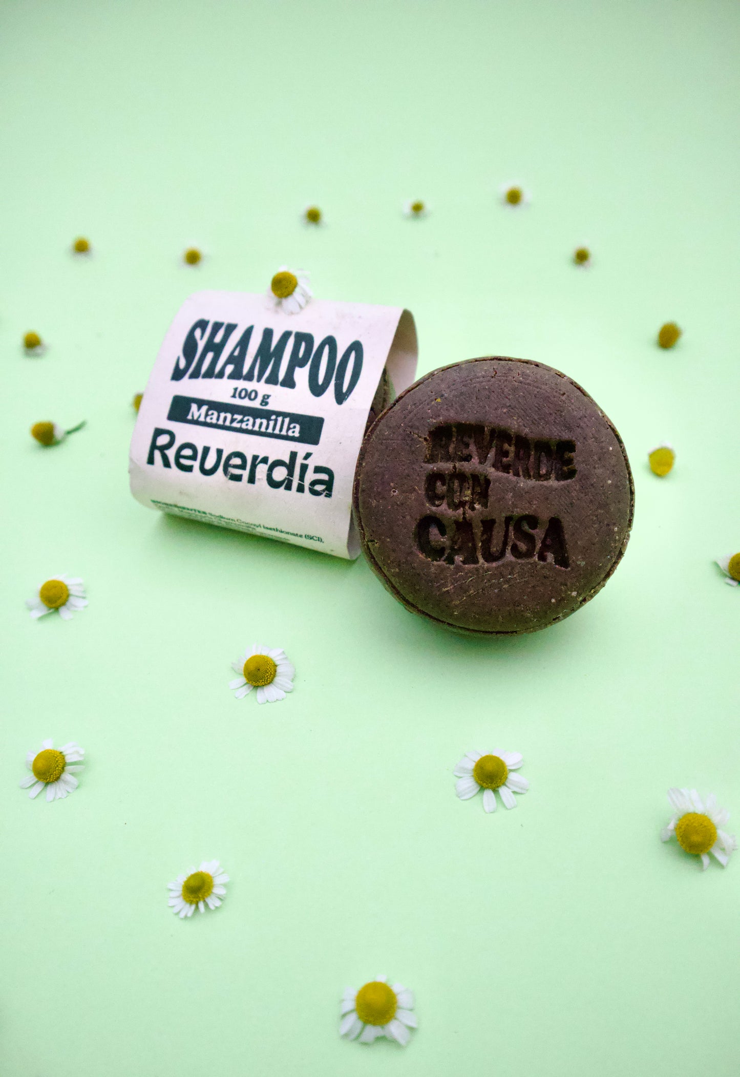 Shampoo sólido de Manzanilla Reverdía