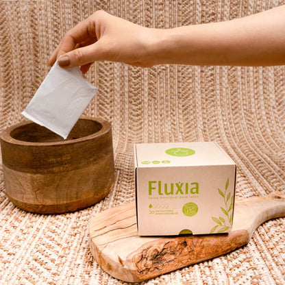 Protectores diarios biodegradables x30 - Fluxia