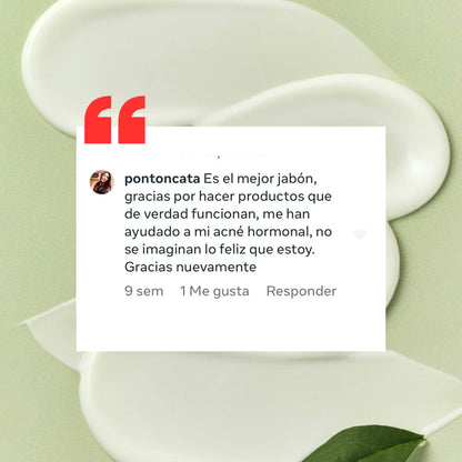 Jabón Anti-acné Arbol de té y jojoba - Amada Botánica
