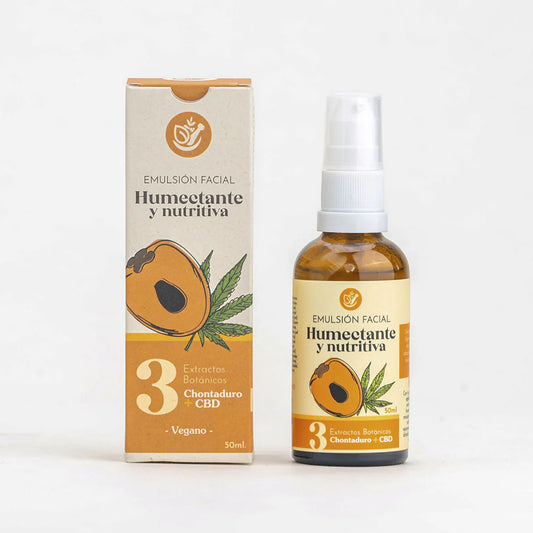 Emulsión Facial Humectante y Nutritiva x50ml Santo Remedio