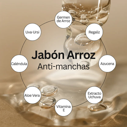 Jabón Anti manchas - Arroz - Amada Botánica
