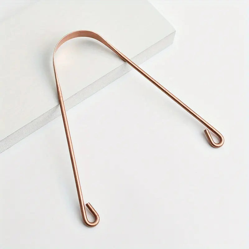 Raspador de lengua de cobre o acero inoxidable