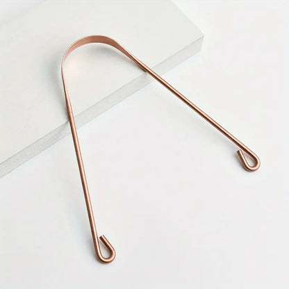 Raspador de lengua de cobre o acero inoxidable