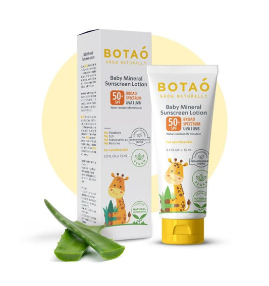 Protector Solar Mineral SPF 50+ para Bebés y Niños