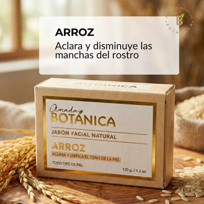 Jabón Anti manchas - Arroz - Amada Botánica