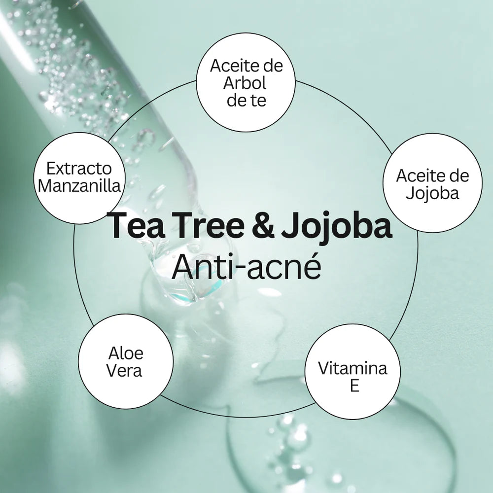 Jabón Anti-acné Arbol de té y jojoba - Amada Botánica