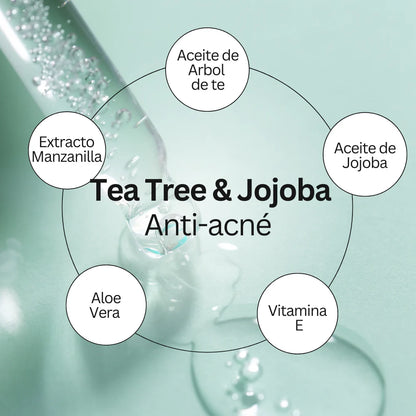 Jabón Anti-acné Arbol de té y jojoba - Amada Botánica