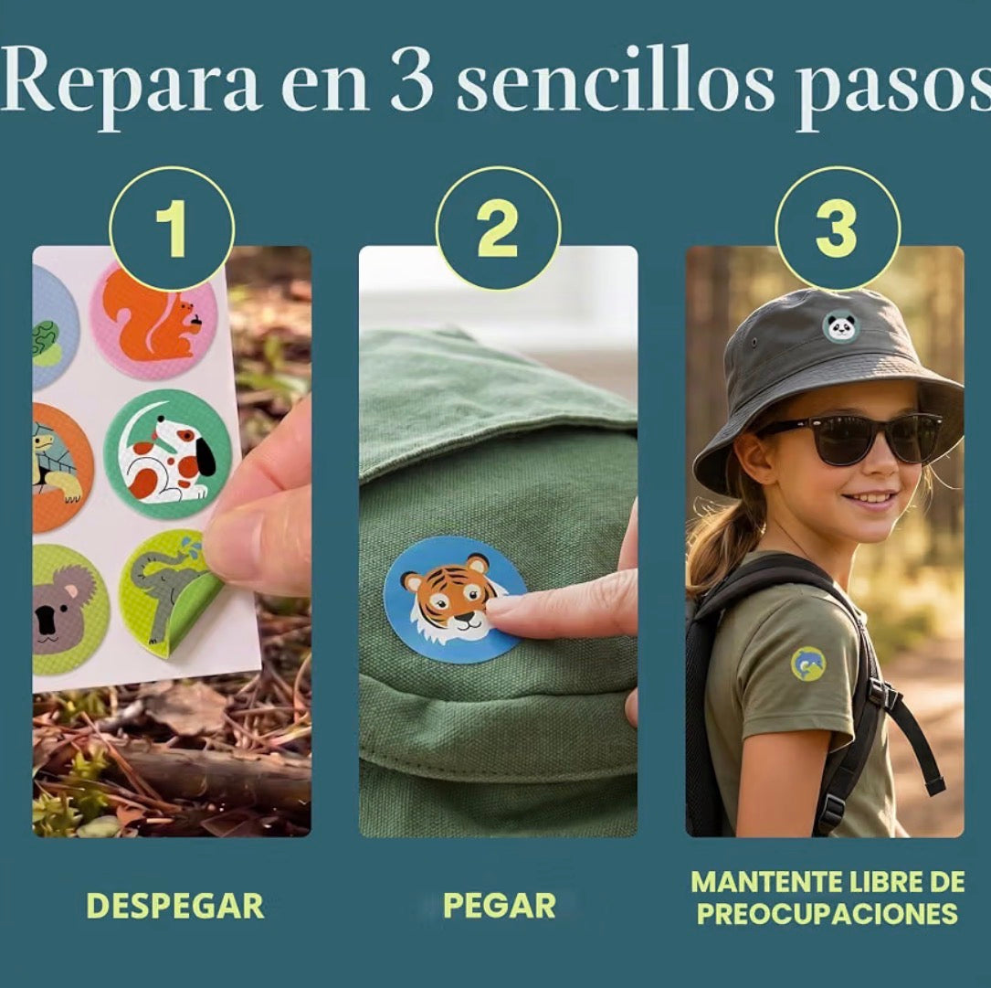 Parches repelentes de mosquitos para niños y adultos