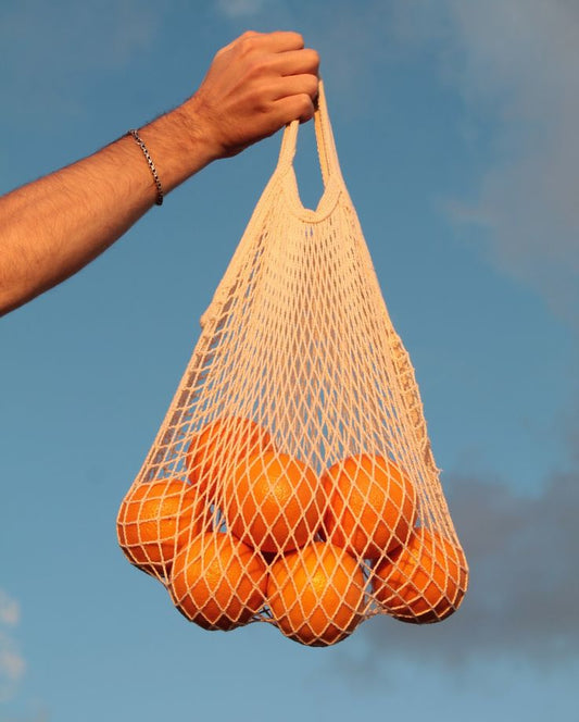 Bolsa de malla de algodón– Reutilizable y ecológica