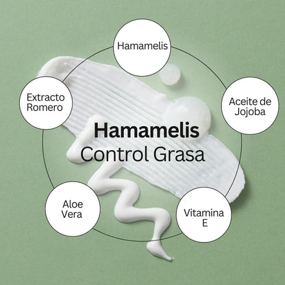 Jabón control grasa- Hammamelis