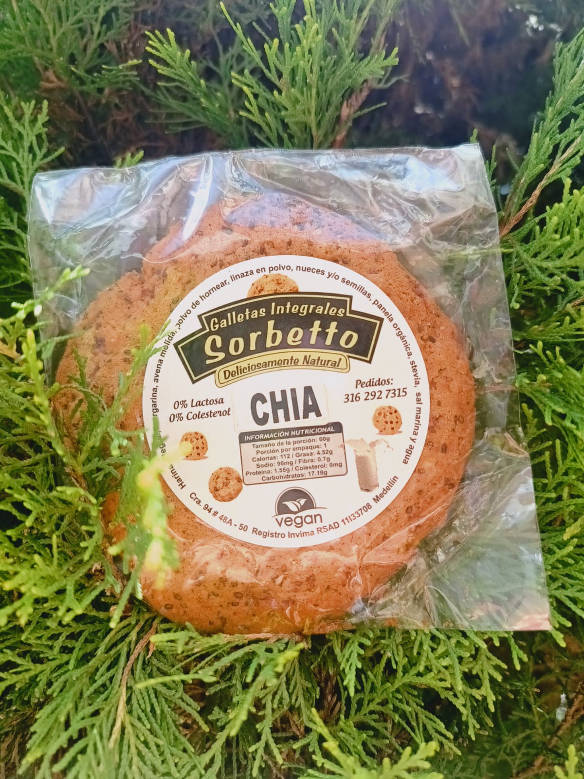 Galleta integral Sorbetto