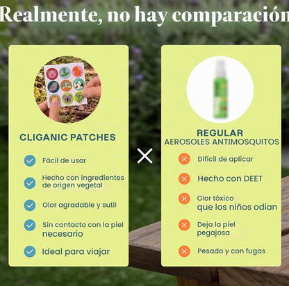 Parches repelentes de mosquitos para niños y adultos