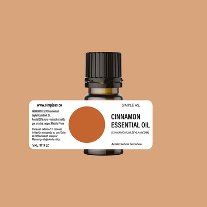Aceite esencial de canela 100%  puro