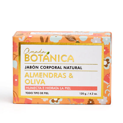 Jabón corporal almendras y oliva - pieles muy secas