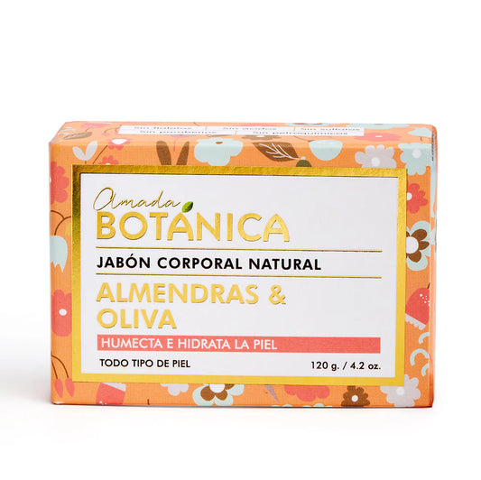Jabón corporal almendras y oliva - pieles muy secas