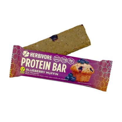 Barra de proteína sabor Blueberry Muffin - Herbivore