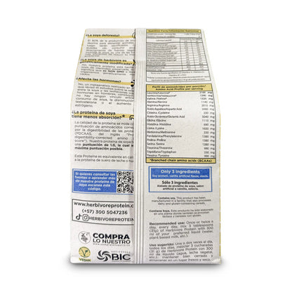 Proteína aislada de Soya Herbivore Protein sabor Vainilla