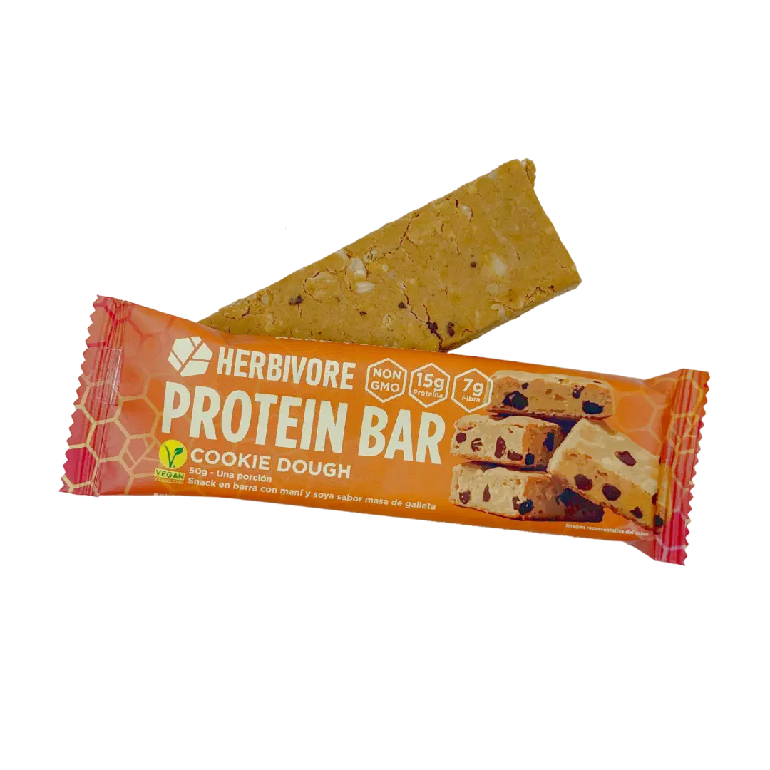 Barra de proteína sabor Cookie Dough - Herbivore