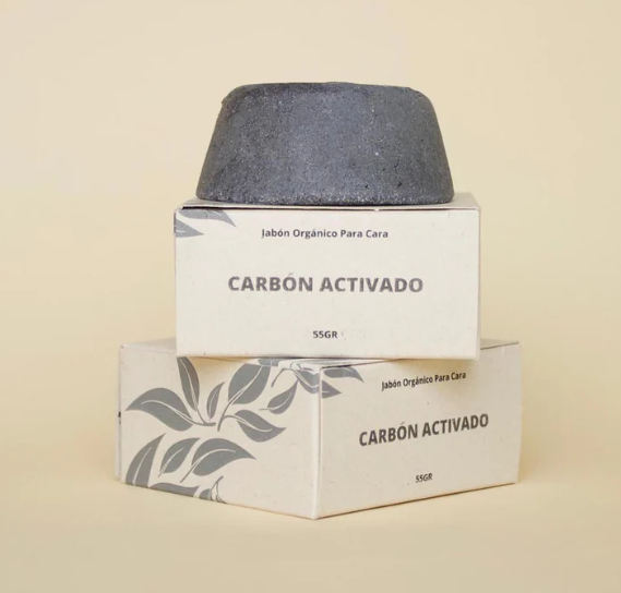 Jabón de rostro carbón activado