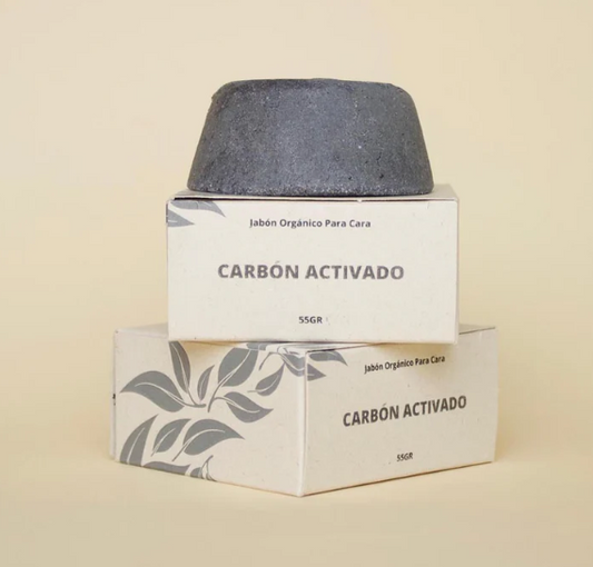 Jabón de rostro carbón activado