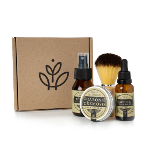 Kit de afeitado masculino completo