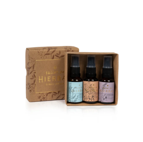 Kit 3 Mini brumas Taller de Hierbas