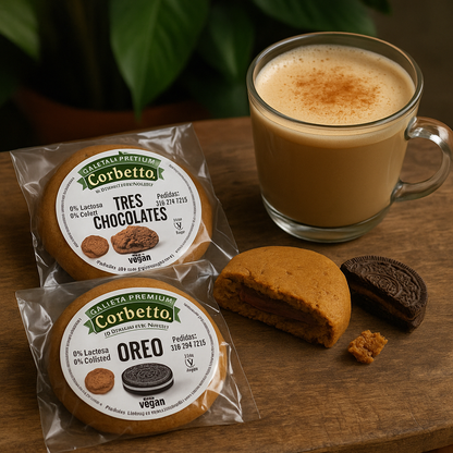 Galletas integrales rellenas Sorbetto