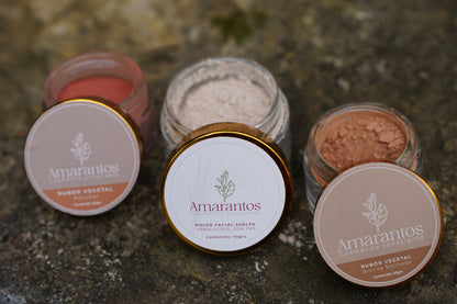 Rubor Herbal y Mineral en polvo - Amarantos
